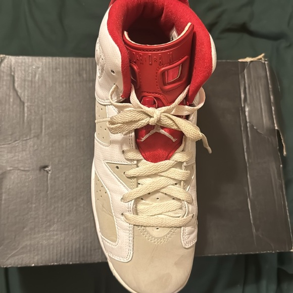 Red and white Jordan 6 - Picture 2 of 3